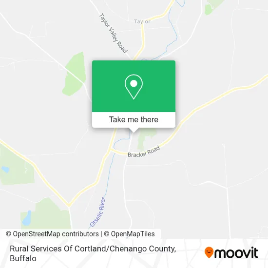 Rural Services Of Cortland / Chenango County map
