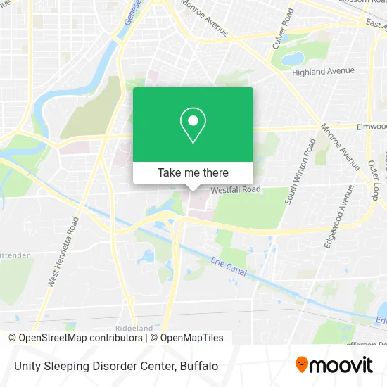 Unity Sleeping Disorder Center map