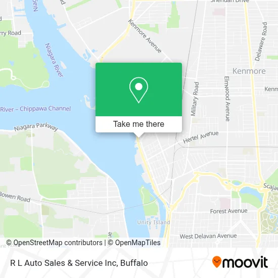 R L Auto Sales & Service Inc map