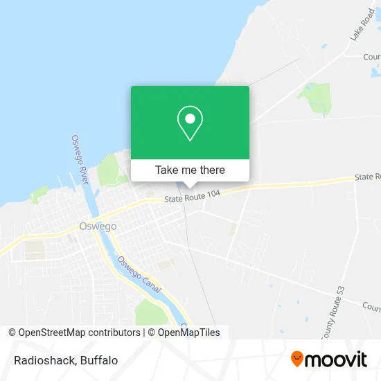 Radioshack map