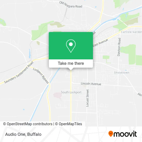 Audio One map