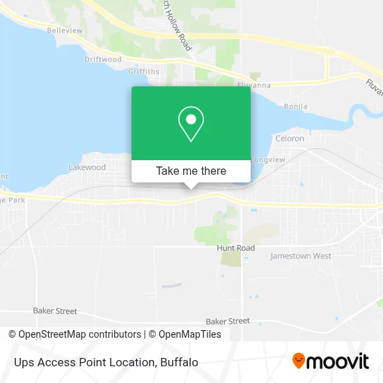 Ups Access Point Location map
