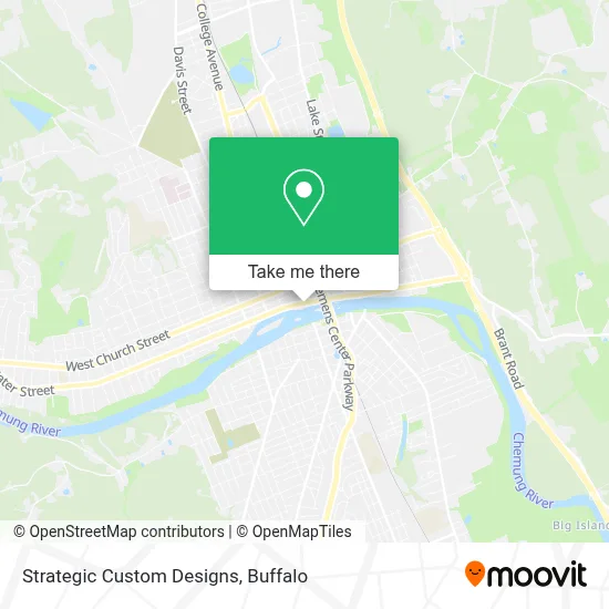 Strategic Custom Designs map