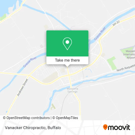 Vanacker Chiropractic map