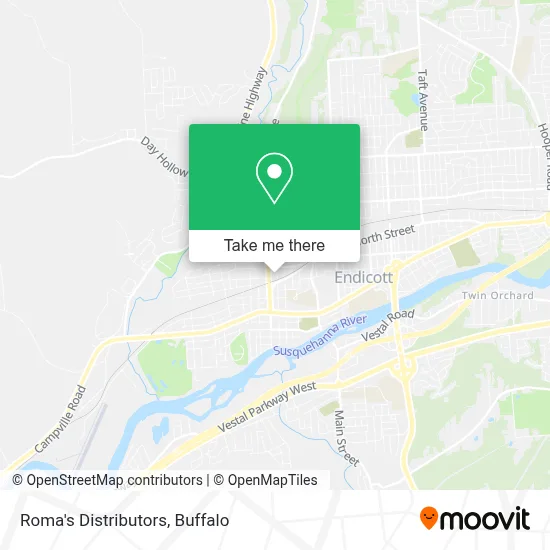 Roma's Distributors map