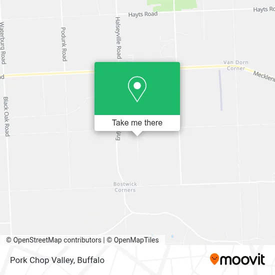 Pork Chop Valley map