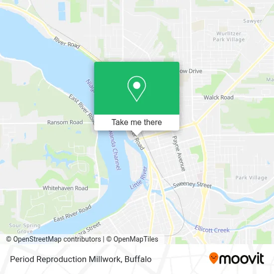 Period Reproduction Millwork map