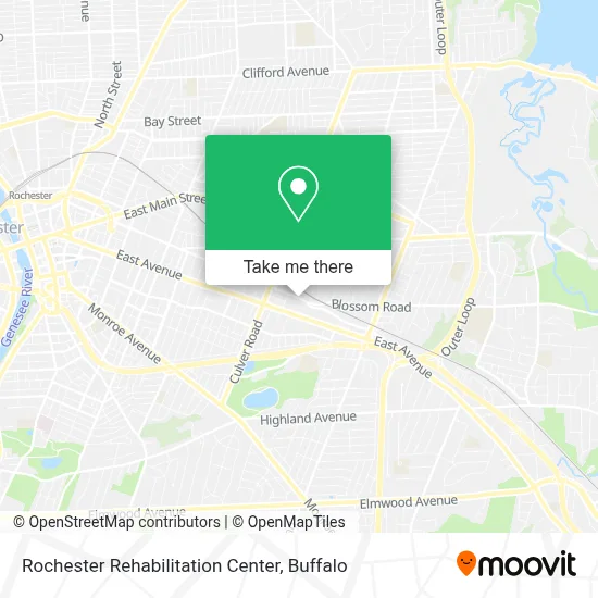 Rochester Rehabilitation Center map