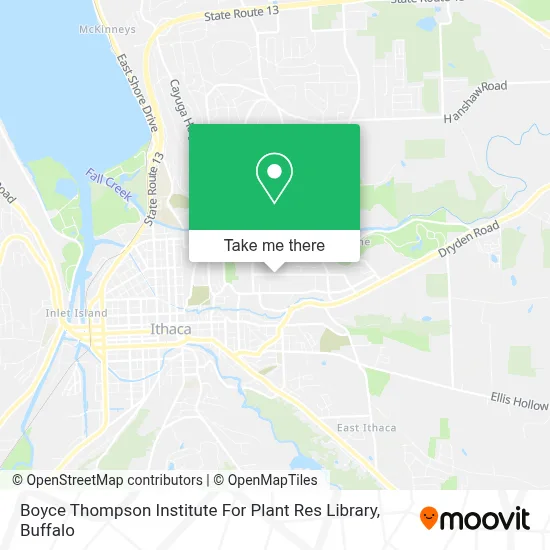 Boyce Thompson Institute For Plant Res Library map