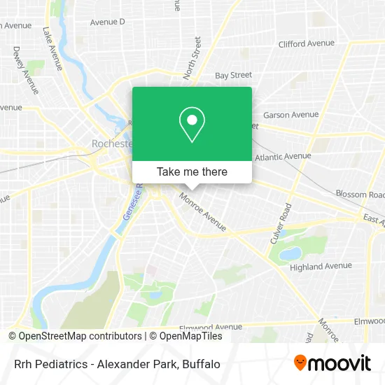 Rrh Pediatrics - Alexander Park map