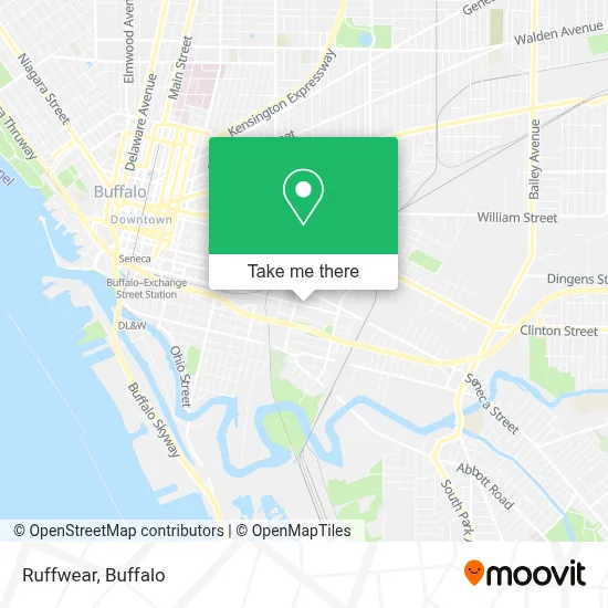 Ruffwear map