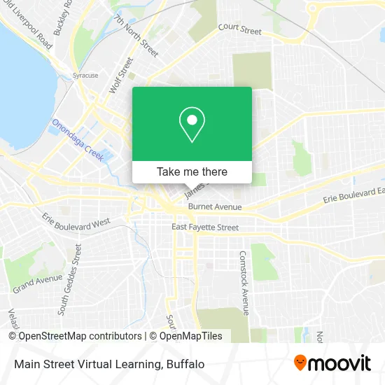 Main Street Virtual Learning map