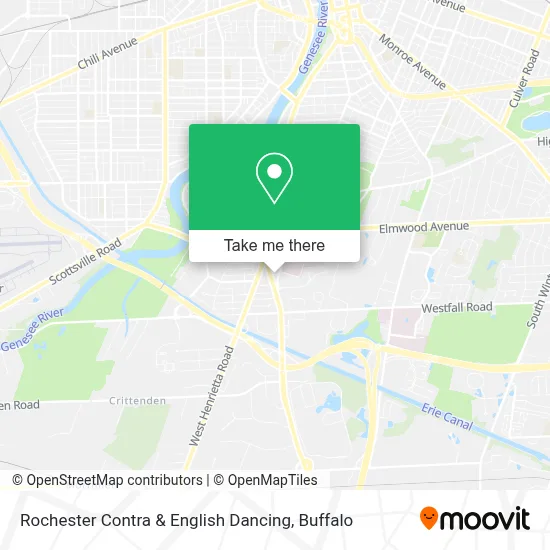 Rochester Contra & English Dancing map