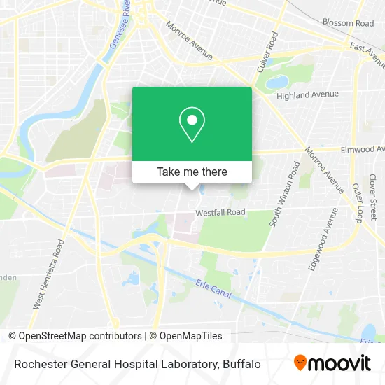 Rochester General Hospital Laboratory map