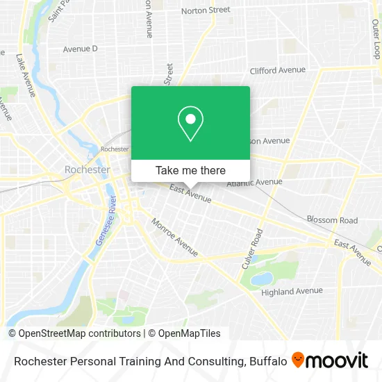 Rochester Personal Training And Consulting map