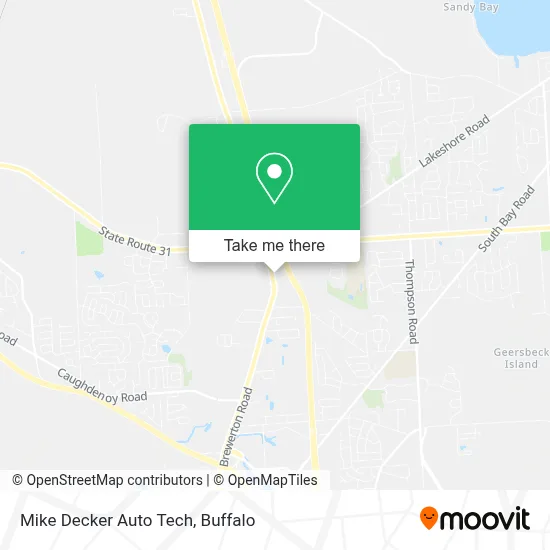 Mike Decker Auto Tech map