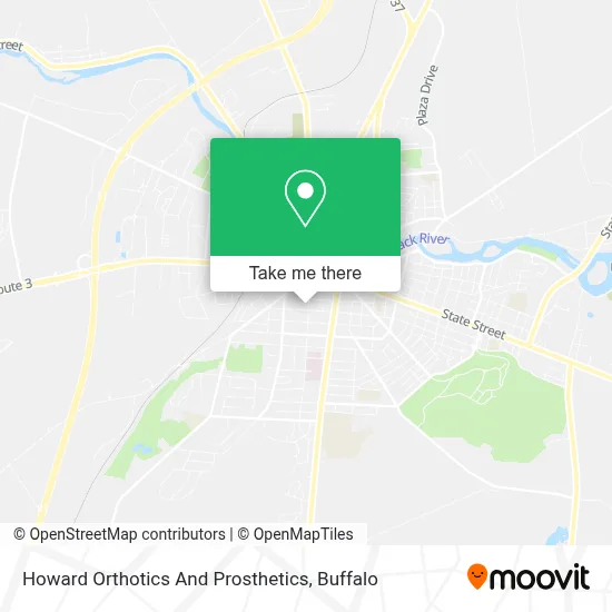 Howard Orthotics And Prosthetics map