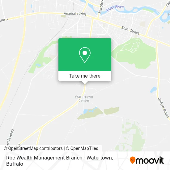 Rbc Wealth Management Branch - Watertown map