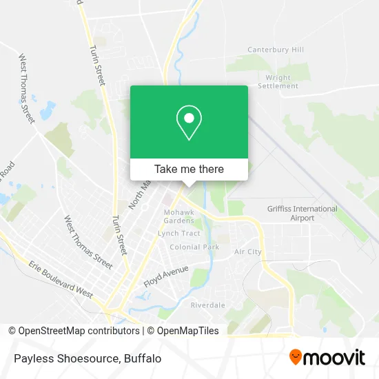 Payless Shoesource map