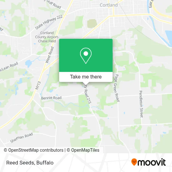 Reed Seeds map