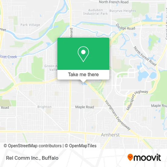 Rel Comm Inc. map