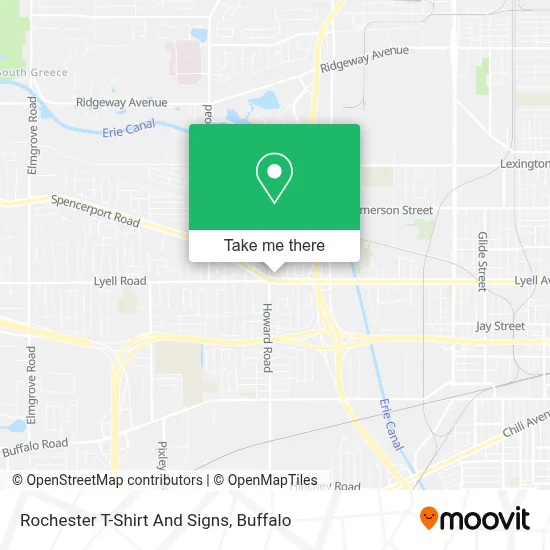 Rochester T-Shirt And Signs map