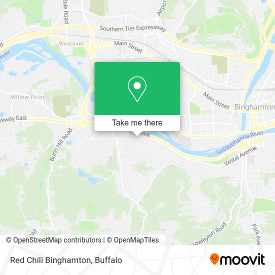 Red Chili Binghamton map