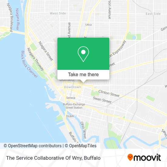 The Service Collaborative Of Wny map