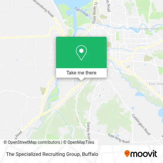 The Specialized Recruiting Group map