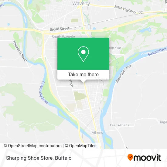Sharping Shoe Store map