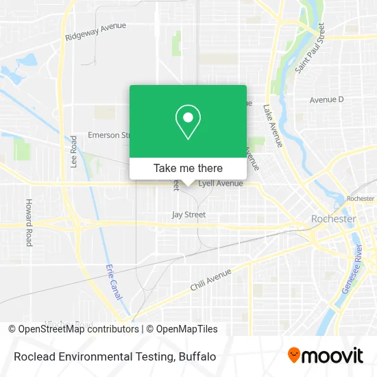 Roclead Environmental Testing map