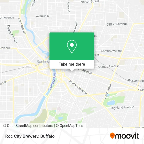 Roc City Brewery map