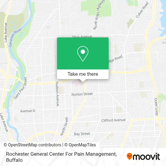 Rochester General Center For Pain Management map
