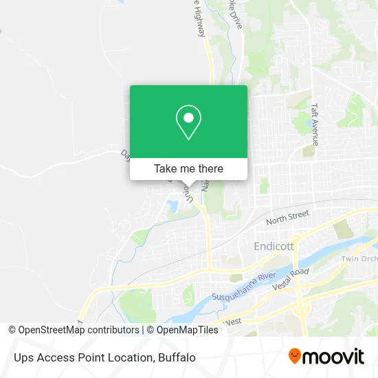 Ups Access Point Location map