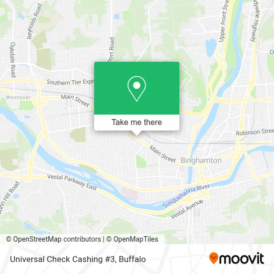 Universal Check Cashing #3 map