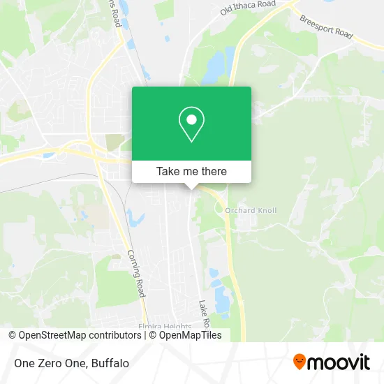 One Zero One map