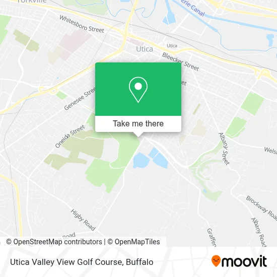 Utica Valley View Golf Course map