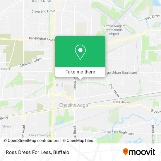 Ross Dress For Less map