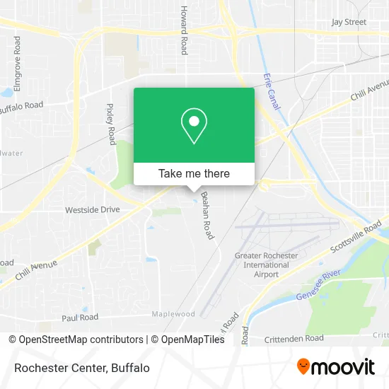 Rochester Center map