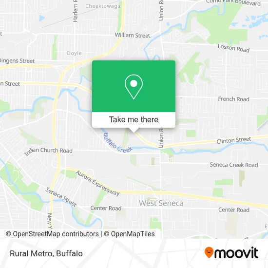 Rural Metro map