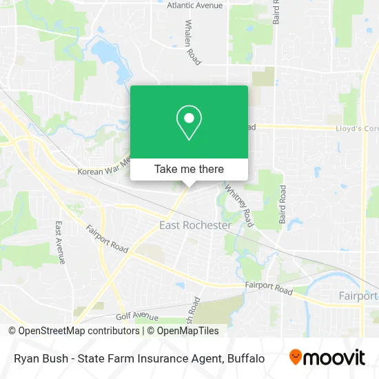 Ryan Bush - State Farm Insurance Agent map