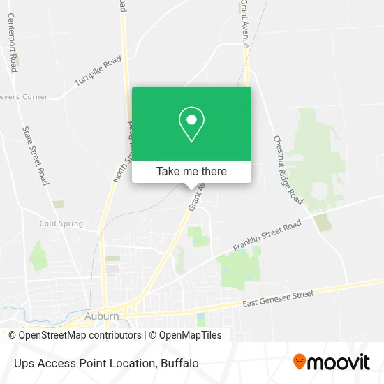 Ups Access Point Location map