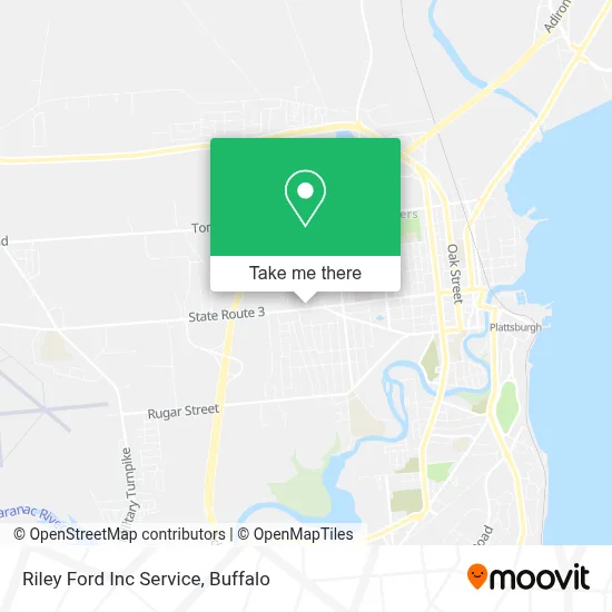 Riley Ford Inc Service map
