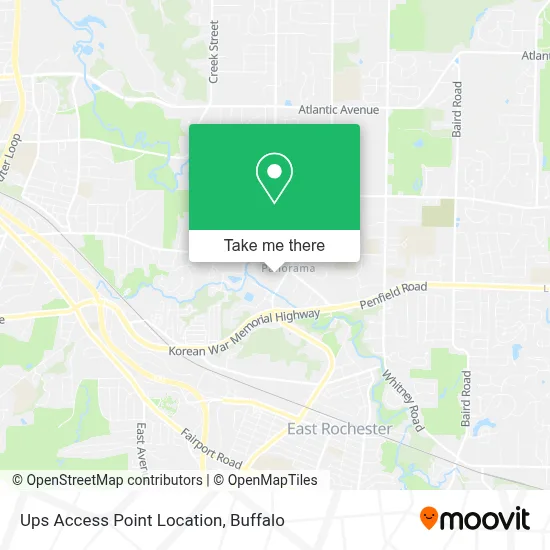Ups Access Point Location map