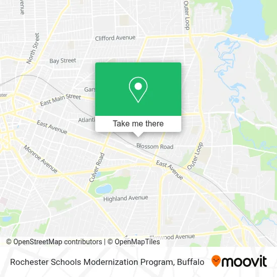 Rochester Schools Modernization Program map