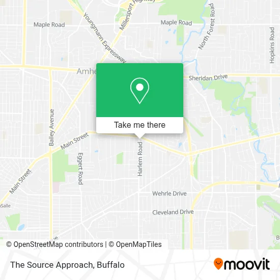 The Source Approach map