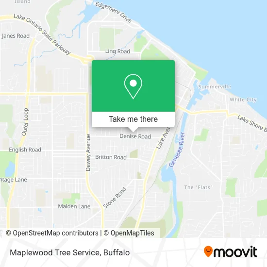 Maplewood Tree Service map