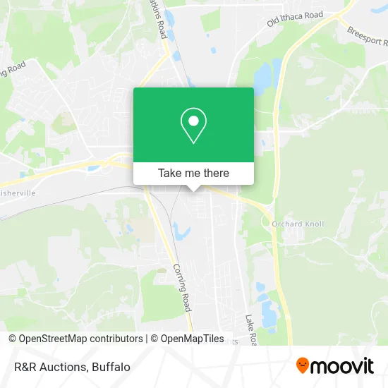 R&R Auctions map