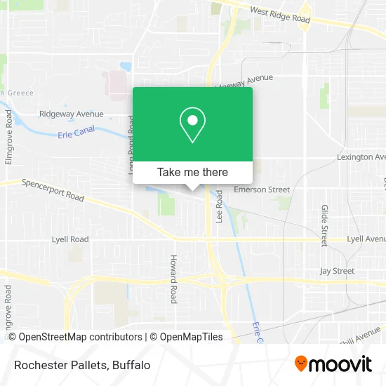 Rochester Pallets map