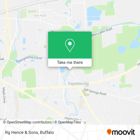 Rg Hence & Sons map